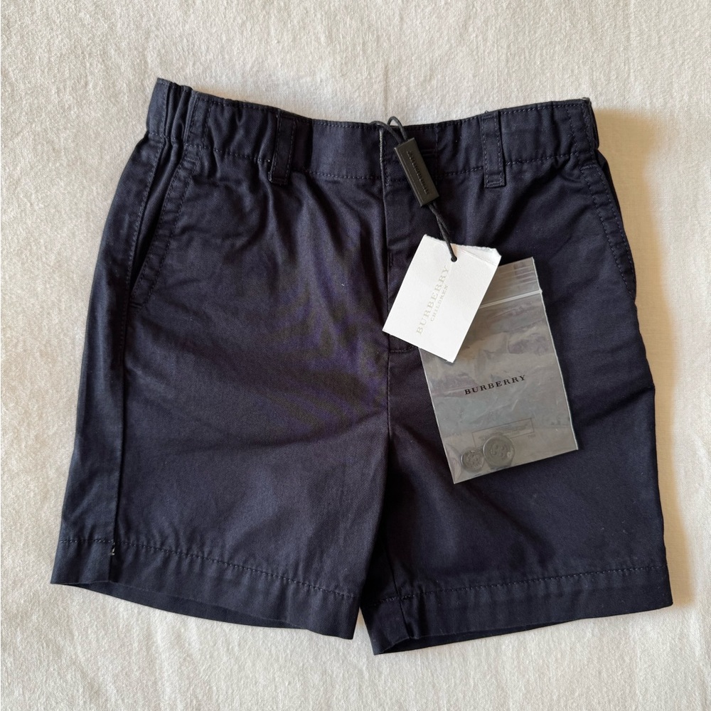 Burberry Baby Navy Shorts (12M) - New With Tags